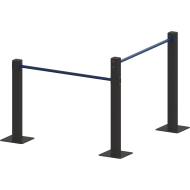 Barre basse double