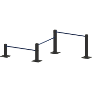 Triple low bar