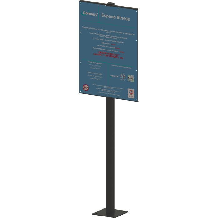 Legal information panel