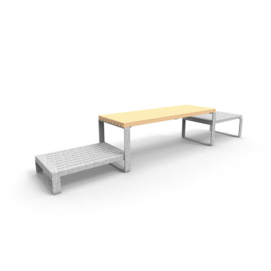 Banquette avec steps