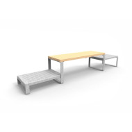 Banquette avec steps