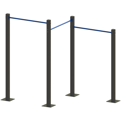 Agrès Fit® - Triple barre de traction