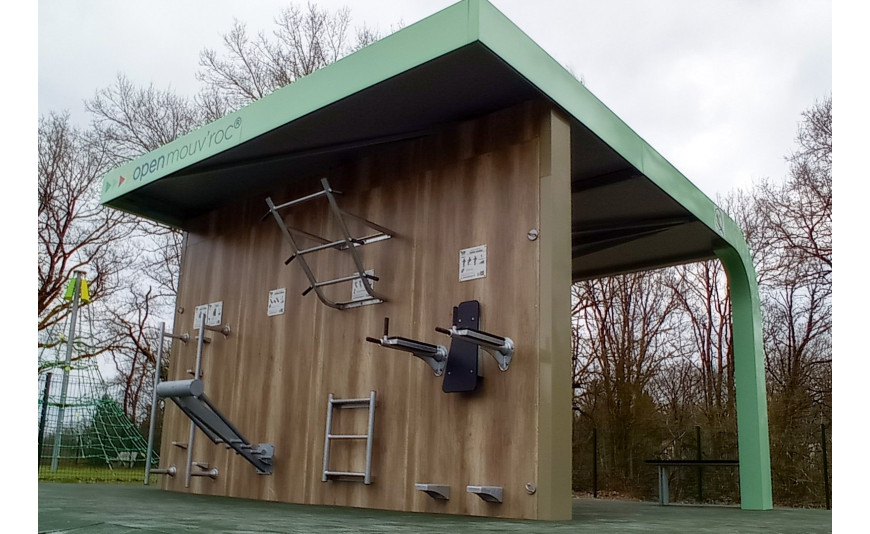 Le Tallud (Deux-Sèvres) inaugure un espace de fitness urbain